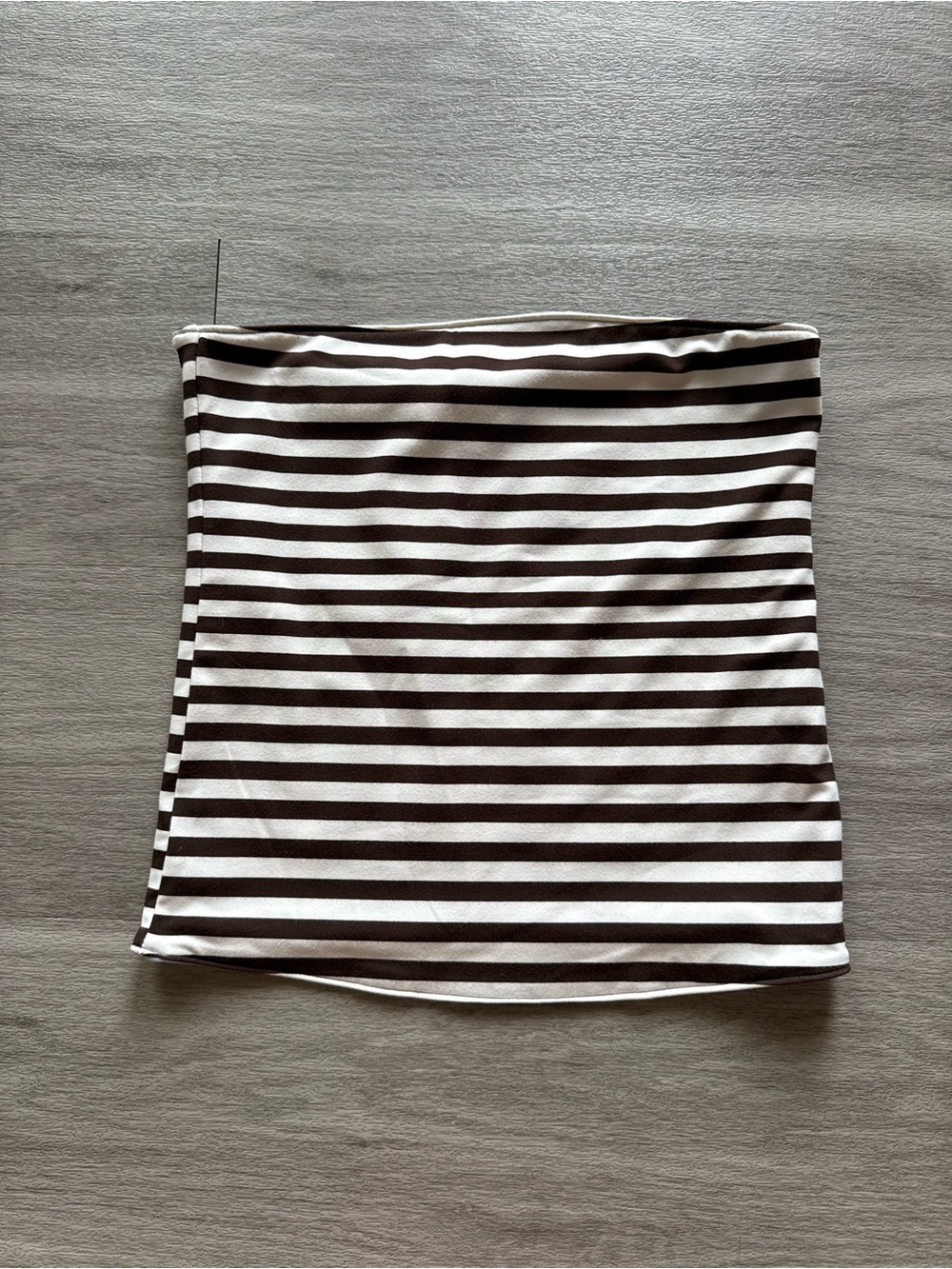 Wild Fable Striped Black and White Tube Top
